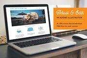 Retro Caravan Illustrations, a Graphic by the cabin supply co (Thumbnail 3 of 3)