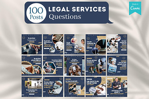 500 Legal Services Canva Templates