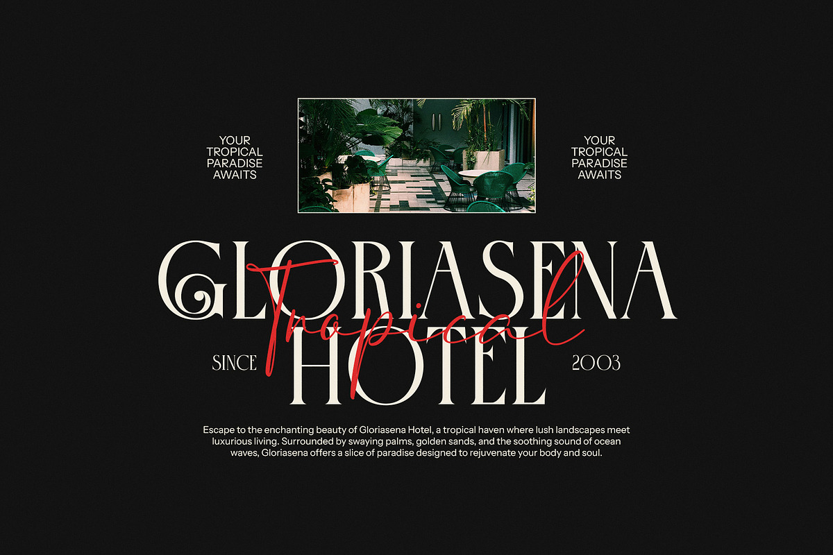 The Chrisera Stylish Serif Font, a Serif Font by Perfectype (Photo 2 of 8)