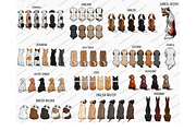 Dogs and Girl Clipart PNG, sitting, a Person Illustration by Podcliparts (Thumbnail 5 of 10)