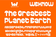 Playful Gravity font, a Sans Serif Font by weknow (Thumbnail 3 of 8)