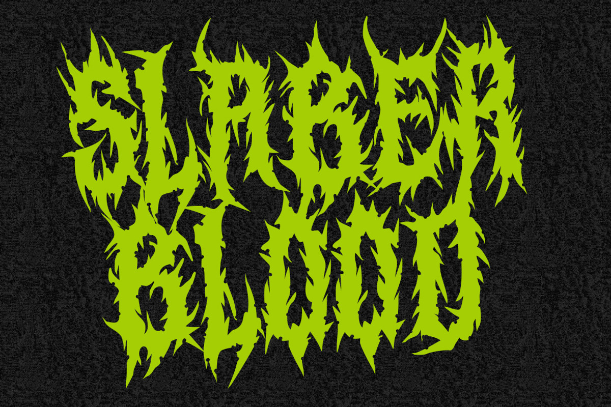 Santone - Metal Font, a Blackletter Font by Ideal Eksis (Photo 4 of 6)