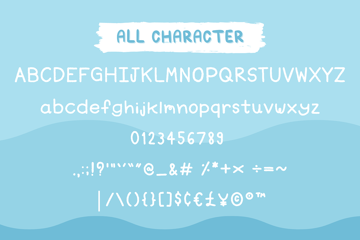 Swimming - Cute Handwritten Font, a Handwritten Font by Kanink Studio (Photo 5 of 6)