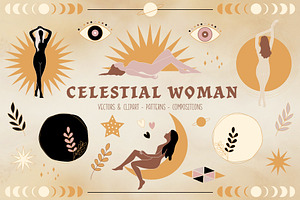 Celestial Woman Graphics & Patterns