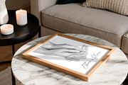 Hand in Hand Color & Grayscale PNG, a Person Illustration by EkaterinaViArt (Thumbnail 3 of 6)