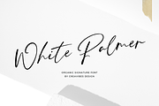 White Palmer - Organic Signature, a Script Font by Creavibes Design (Thumbnail 1 of 11)