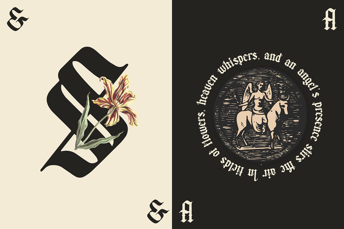Bellanork | Blackletter Typeface, a Font by Denustudios (Photo 5 of 12)