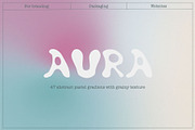 Aura gradient backgrounds, a Background Graphic by vanloveart (Thumbnail 1 of 5)