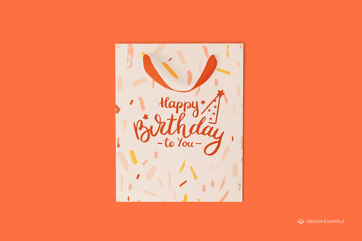 Cub Size Gift Bag Mock-up, a Print Template by Branda Keeps (Photo 6 of 17)