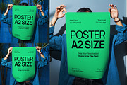Urban Female A2 Poster Mockup, an Advertising Mockup by graphicook (Thumbnail 3 of 3)