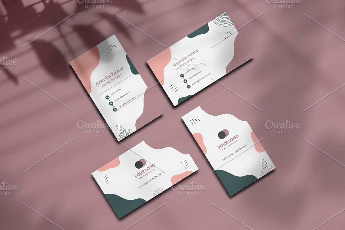 Business Card Template, a Social Media Template by fashionaddict (Photo 3 of 4)