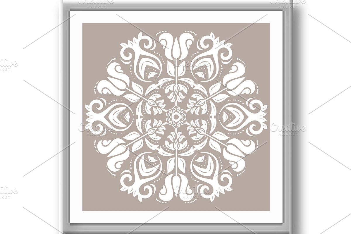 Classic Vector Fine Pattern With, an Illustration by FineArtStudio (Photo 3 of 3)