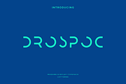 Drospoc - Modern Futuristic Typeface, a Font by Letterna (Thumbnail 1 of 4)