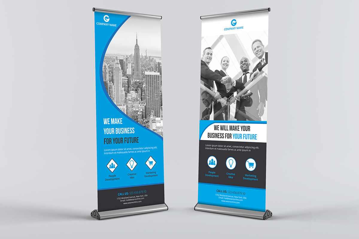 Business Roll-up Banners Bundle, a Flyer Template by design_pick (Photo 3 of 10)