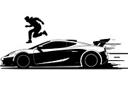Muscle Car & Motorcycle SVG Bundle, an Object Graphic by Creativeshirt (Thumbnail 11 of 13)