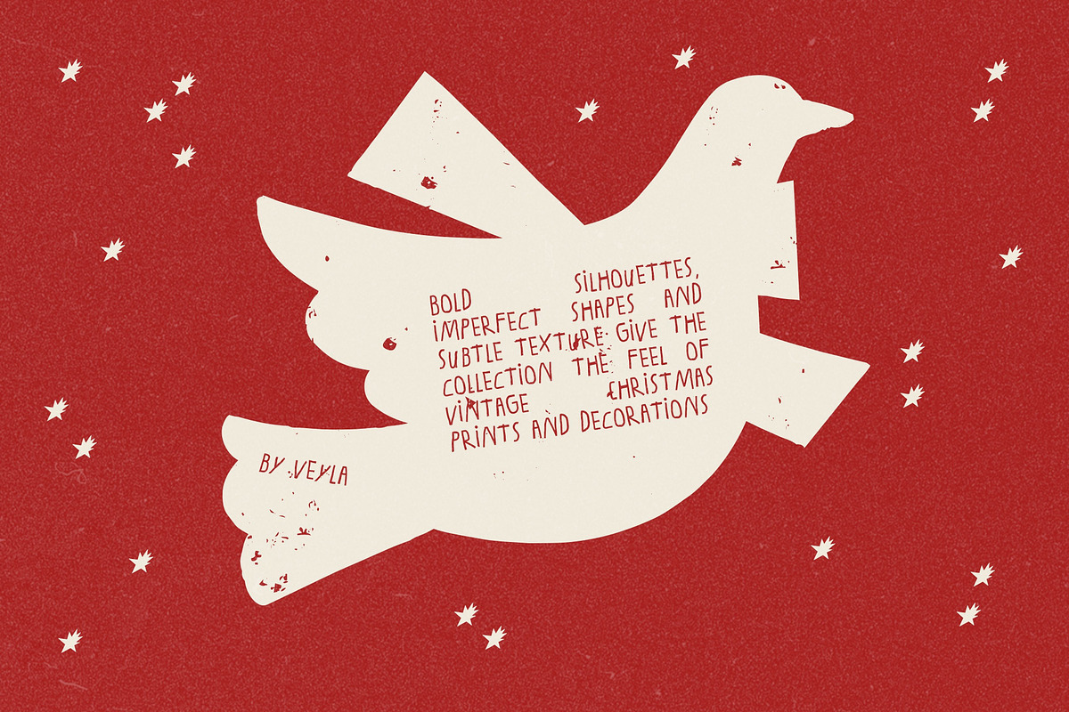 Vintage Christmas: 100 Graphics, a Seasonal Illustration by Veyla (Photo 2 of 17)