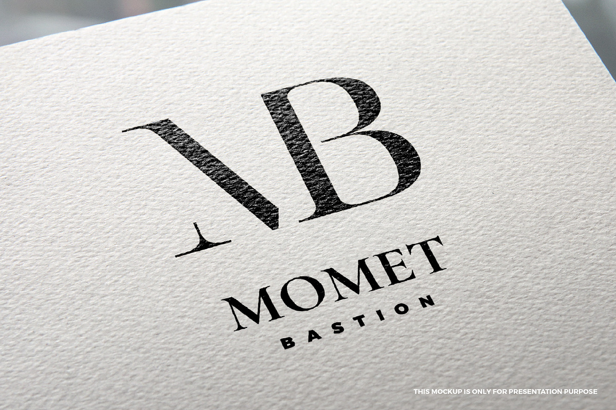 Modern Serif MB monogram, a Branding & Logo Template by MuzaInspires (Photo 4 of 4)