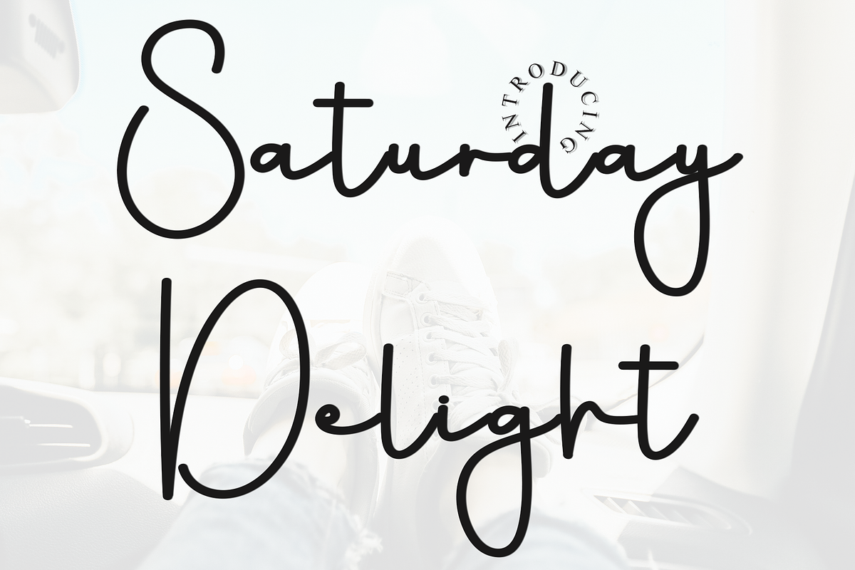 Saturday Delight, a Handwritten Font by FreshTypeINK (Photo 1 of 8)