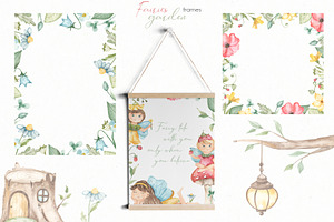 Fairies Garden Watercolor Collection