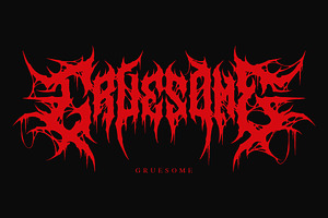 Redeyes Black Metal Font Vol. 12