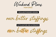 Weekend Plans - Monoline Script, a Script Font by Inviline.co (Thumbnail 8 of 12)