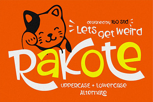 Rakote - Fun and Strong Font
