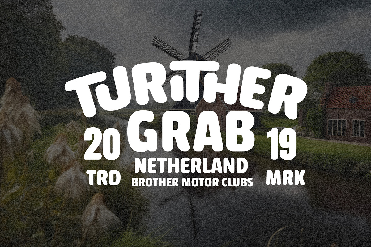 Turithe Display Modern Rounded Sans, a Sans Serif Font by Maulana Creative (Photo 3 of 7)