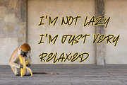 Lazy Monkey, a Handwritten Font by nongnuchpolyiam1 (Thumbnail 2 of 6)