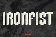 Ironfist, a Font by Pinisi ART (Thumbnail 1 of 10)