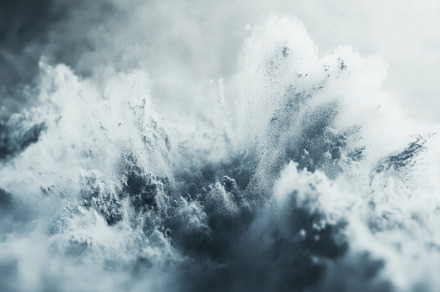 Dynamic CGI simulation of paint powd, a Photo by Iftikhar Alam