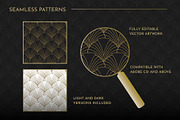 Art Deco Seamless Patterns Vol 1, a Pattern Graphic by Wingsart Studio (Thumbnail 4 of 4)