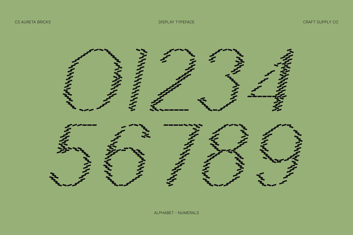 CS Aureta Bricks, a Sans Serif Font by Craft Supply Co. (Photo 5 of 8)