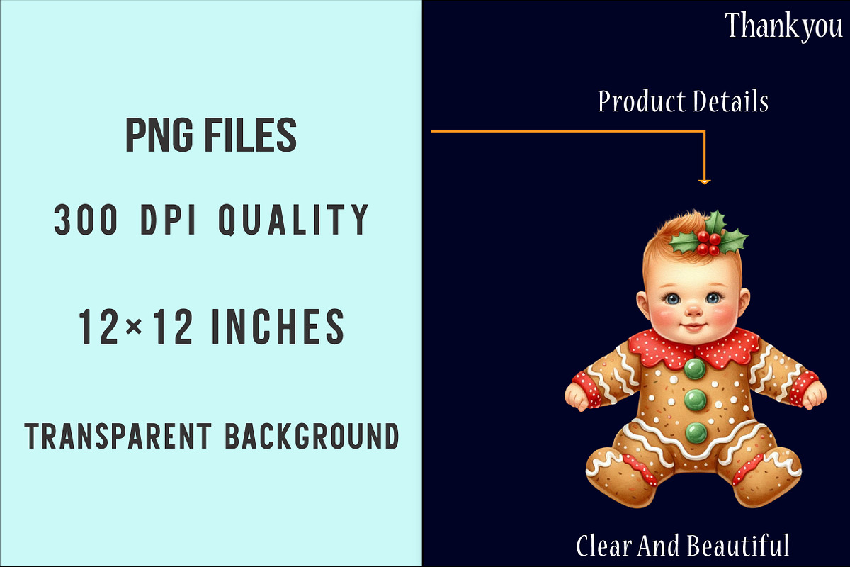 Christmas Babies Cliparts Bundle, an Illustration by SinaCreation (Photo 7 of 7)