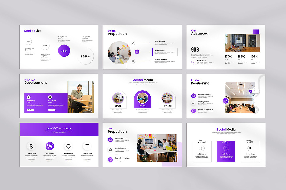 Marketing Plan Presentation, a Presentation Template by KreateTribe (Photo 4 of 5)