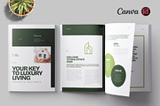 Real Estate Brochure | Canva, a Brochure Template by Pixelpick (Thumbnail 1 of 9)