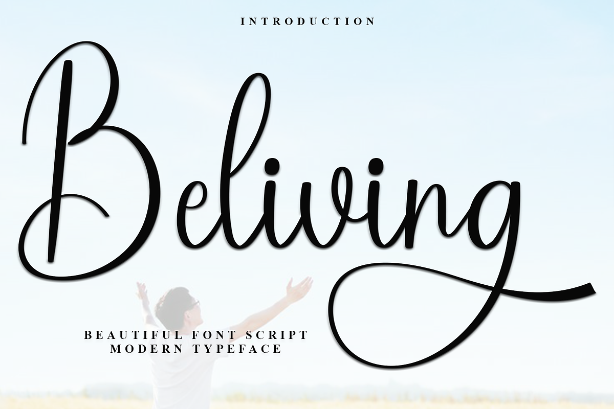 Beliving, a Handwritten Font by InermediaSTUDIO (Photo 1 of 8)