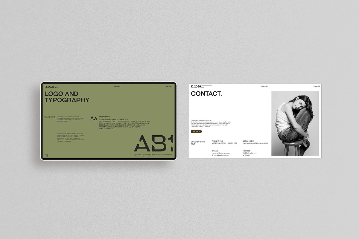 Brand Strategy Presentation Template, a Presentation Template by Dream-Lab (Photo 8 of 8)