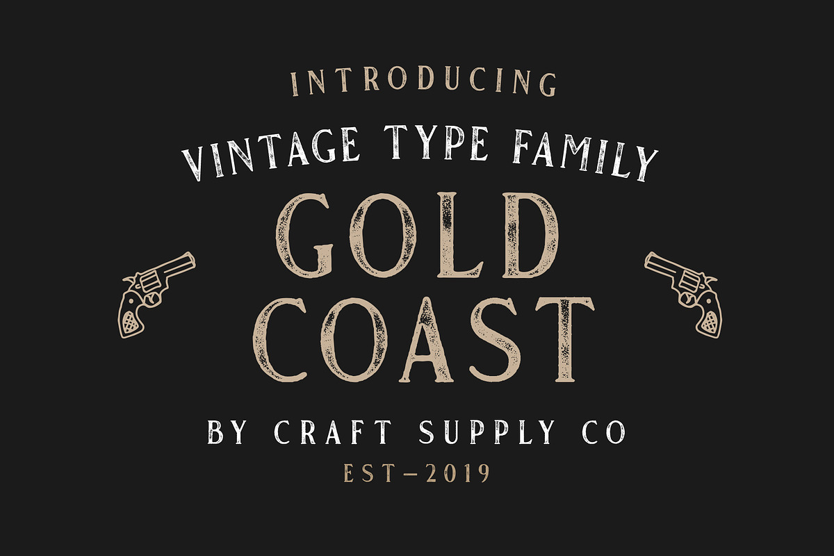 Gold Coast - Vintage Serif + Extras preview 4
