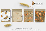 Watercolor Butterfly Clipart, an Illustration by Ksenia Shmakova (Thumbnail 3 of 10)