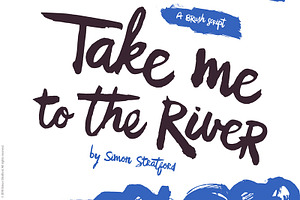 Script Font Take Me To The River