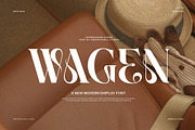 Wagen Unique Serif Font, a Serif Font by Graphicxell (Thumbnail 1 of 8)