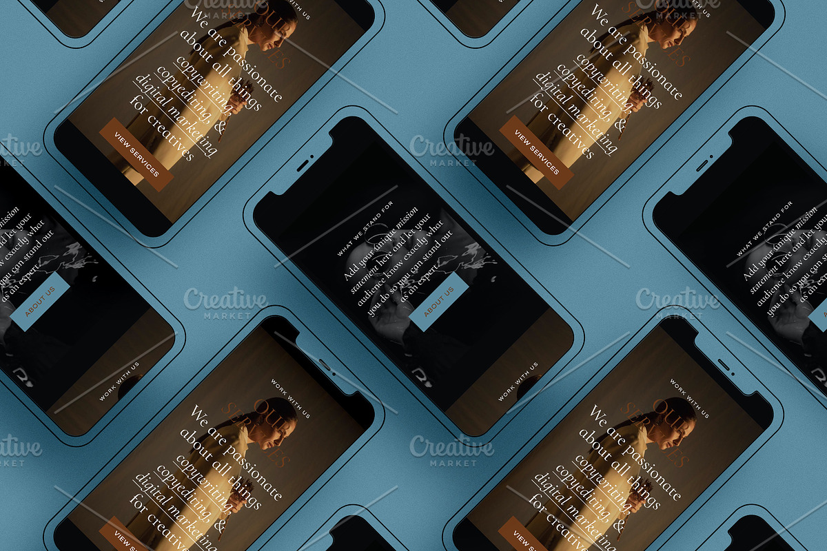 Onyx Squarespace Website Template, a Squarespace Template by The Humanista Co. (Photo 3 of 19)