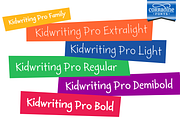 Kidwriting Pro, a Font by Corradine Fonts (Thumbnail 2 of 12)