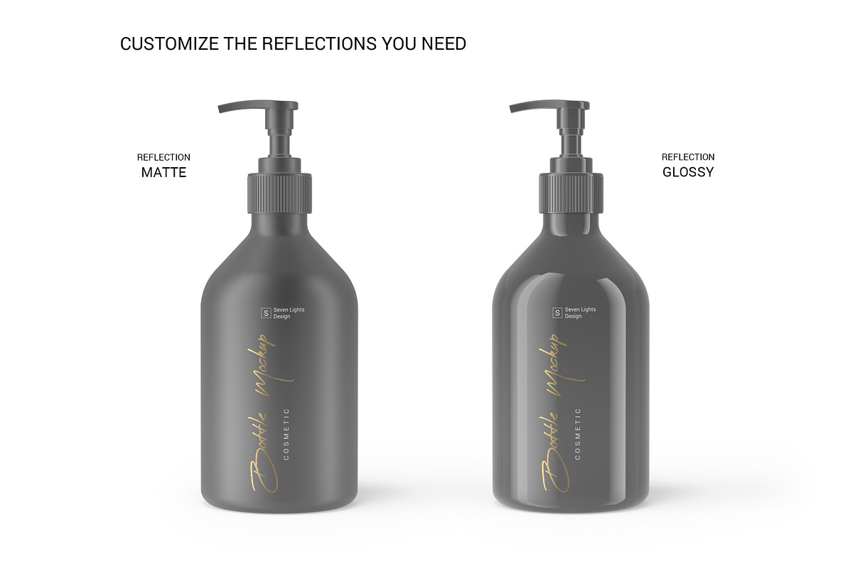 Cosmetic Bottle Mockup #3, a Cups & Container Mockup by Seven Lights (Photo 7 of 9)