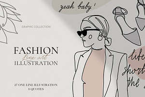 Fashion Line Art