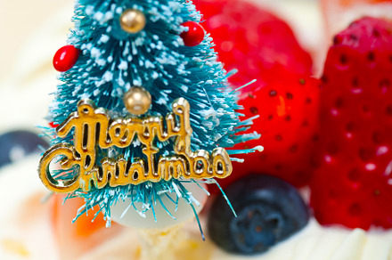 christmas tree on crepe pancake cake, a Food & Drink Photo by keko64