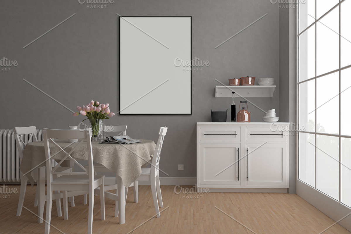 Interior mockup - vintage kitchen, an Architecture Photo by Hunny Badger (Photo 3 of 9)