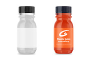 Plastic Juice Bottle Mockup, a Product Mockup by GraphicsPixel (Thumbnail 1 of 3)