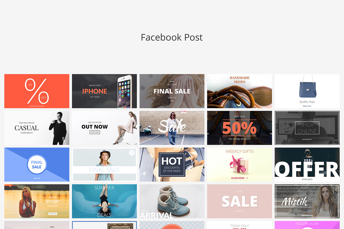 Shop Social Media Banners, a Social Media Template by Web Donut (Photo 3 of 9)