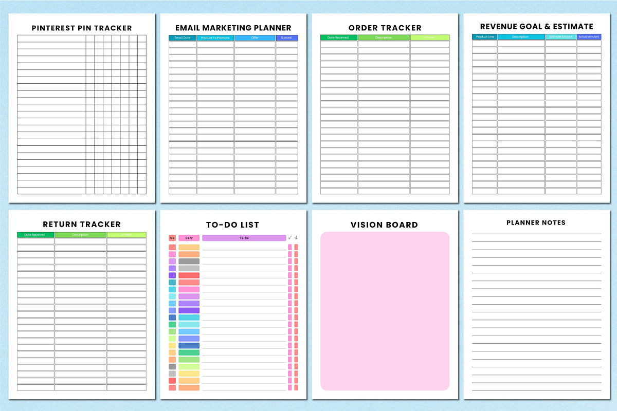 2026 Etsy Seller Business Workbook, a Stationery Template by Shumaya (Photo 5 of 7)